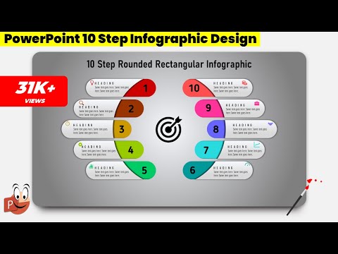 1.Graphic design | Office 365 | Free PowerPoint Templates | 10 Step Slide