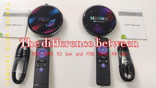 H96 MAX X3 Box vs H96 MAX X4 TV Box