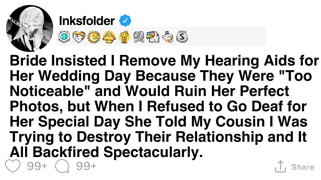 Bride Insisted I Remove My Hearing Aids for Her Wedding Day Because They Were 