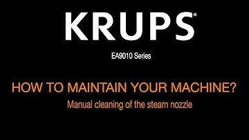 Bean to cup EA9010 -  How to clean the steam nozzle