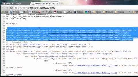 Concrete5 - Custom Themes (Part 2)
