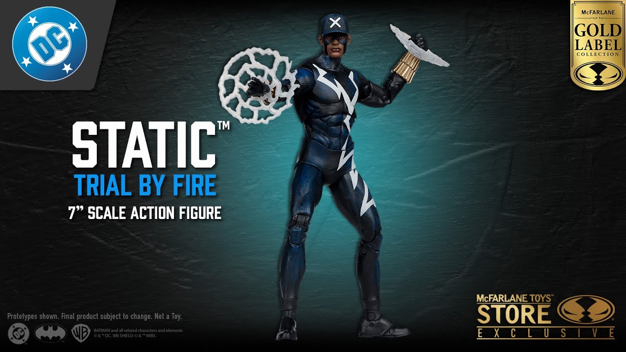 NEW DC Multiverse™ Static™ (Trial by Fire) 7" Scale Figure MTS GL | Action Figure Showcase