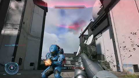 More Halo Infinite Multiplayer Tech Preview gameplay with Bots! ( On the map Live Fire) (Xbox One)