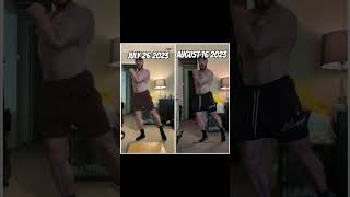 Three Week Progress vs. Three Year Progress #bodybuilding #fitness