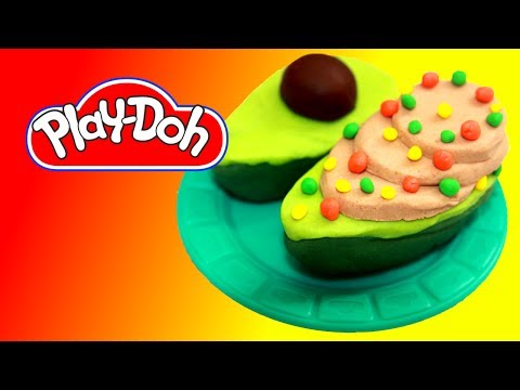 How to make Avocado and Tuna Tapas out of Play Doh