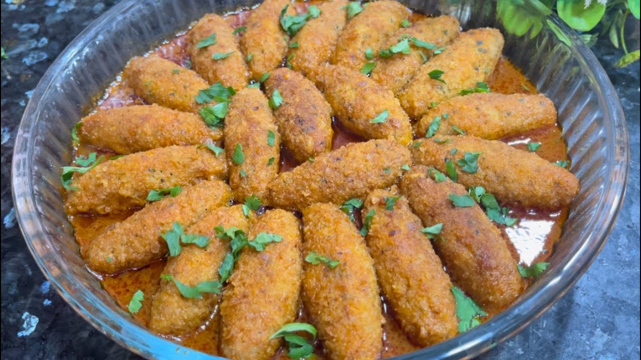 الوصفة لي راهي دايرة ضجةفي اليوتيوب💥اصابع الارز بذوق المرڤاز غير بكاس روز وربع صدر دجاج بنة عالمية