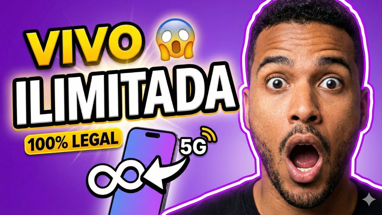 📶✨ Vivo 100% Legal Internet ILIMITADA Sem VPN e Sem Fidelidade! 😱 Chip Físico ou eSIM!