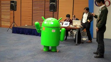 Yuki Nakagawa from RT Copr. & her RIC Android @ GDD Prague 2010