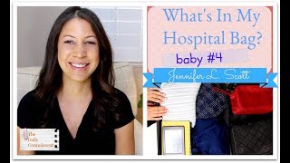What's In My Hospital Bag? | Baby #4 | Jennifer L. Scott