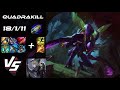 JUNGLE Kha'Zix vs Diana [QUADRAKILL] - NA Challenger Patch 26.10