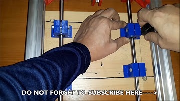 3D PRINTER BUILD PART 26 - BED MOUNTING ON THE NEW Y AXIS - MONTARE PAT IMPRIMANTA