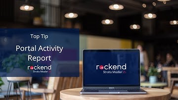 Strata Master Top Tip - Portal Activity Report