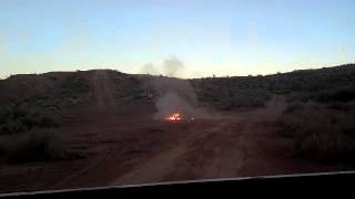 Tannerite mannequin explosion
