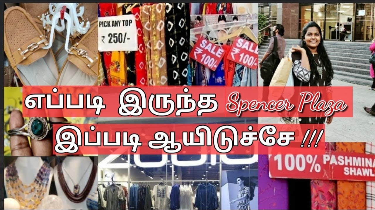 Shopping at Spencer Plaza | Tops for Rs.100 | Zudio Kurti/Slipper/Jewellery Haul
