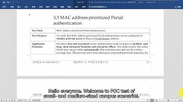 13 MAC address-prioritized Portal Authentication - POC Typical Cases