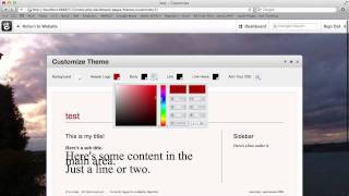 Built in design tools - Getting started with concrete5.5