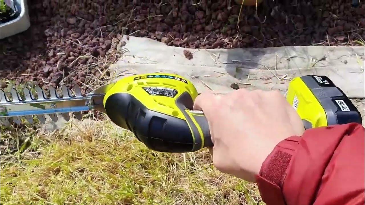 Ryobi ONE+ Cordless Grass Shears & Shrubber 1.5Ah Kit (Model RGS18X15) YouTube