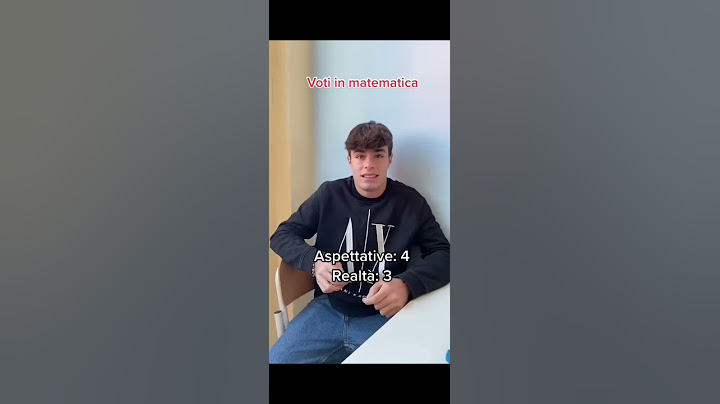 aspettativa vs realtà verifica di matematica