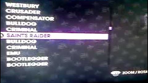 How to customize uncustomizable cars n Saints Row3