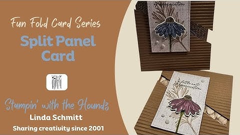 Fun Fold Series: Split Panel Layout with Stampin