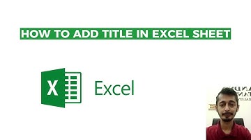 How To Add Titles and Subtitles (Formatting Text) | Excel Tutorial #excel