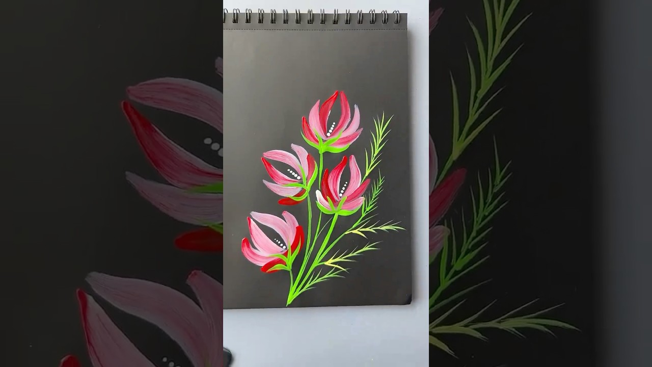Easy Flower Painting ✨🌸 