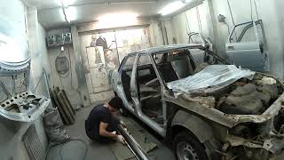 видео: Приора. Замена порога и ремонт днища. Часть2 картинка: Приора. Замена порога и ремонт днища. Часть2