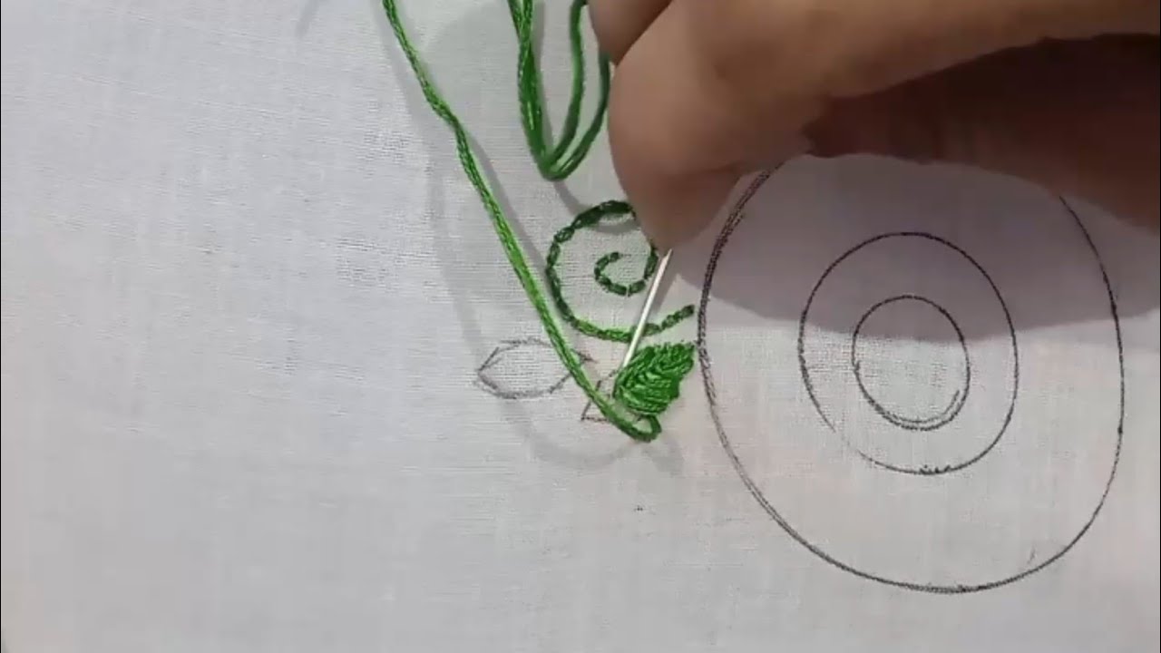 basic 3d allover flower design hand embroidery tutorial|Embroidery ...