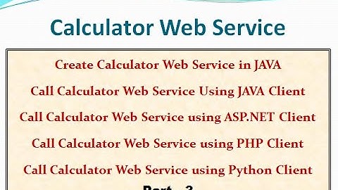 Call Java Web Service using ASP.NET Client - Part 3