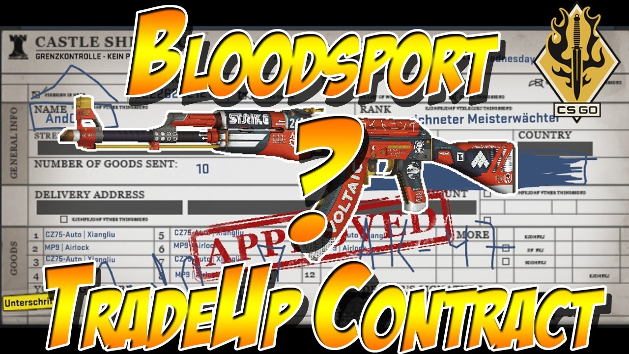 Wir wollen sie haben! AK-47 | Bloodsport TradeUp Contract | CS:GO ...