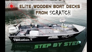 Building Wooden Boat Decks for DIY Bass Boats | STEP by STEP Tutorial | Smokercraft Restoration