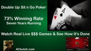 Double Up Poker - 73% Winning  - Learn How It's Done screenshot 5