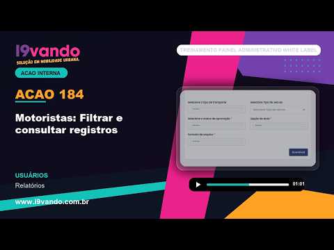 Motoristas - Filtrar e consultar registros