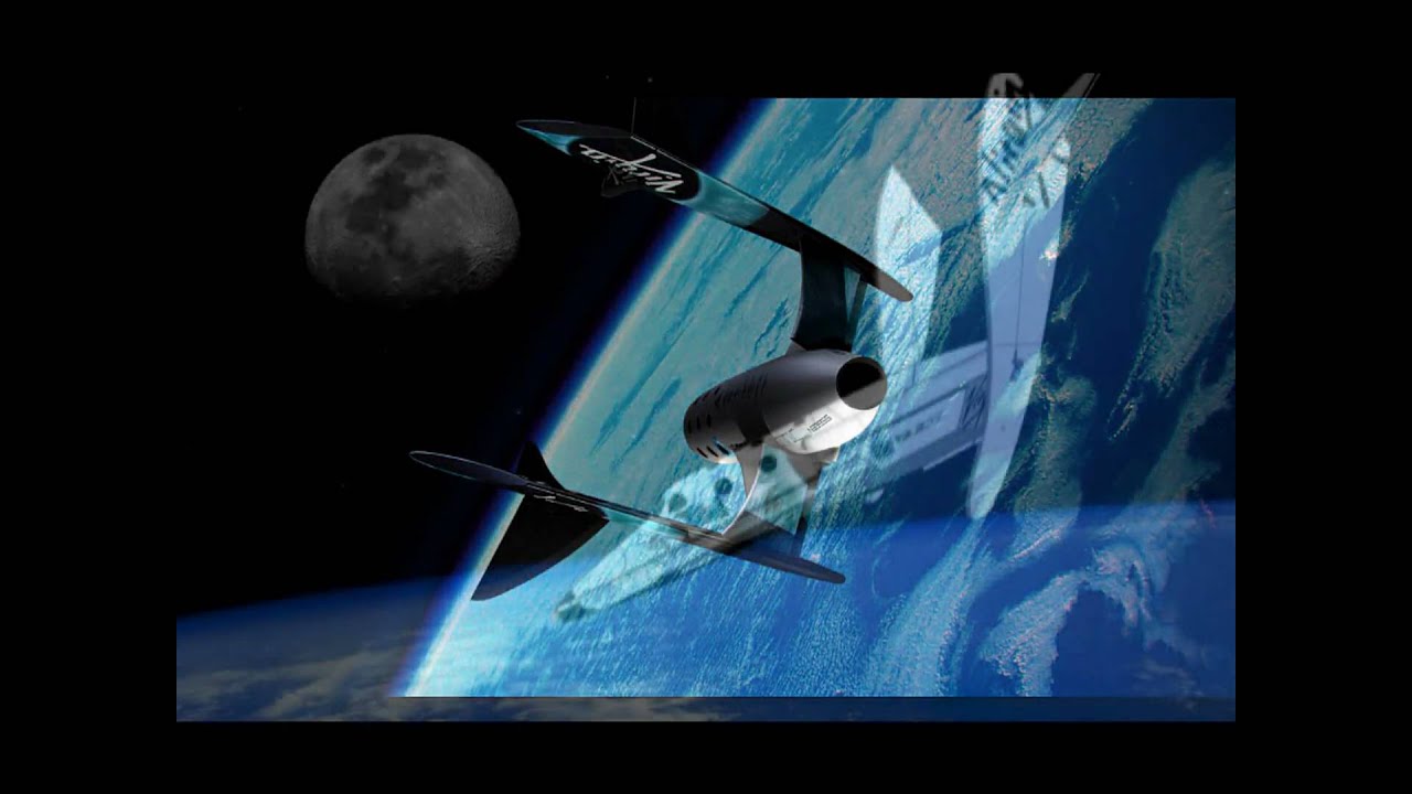 SpaceShipTwo RC Model vSS2.1 Feather Sequence