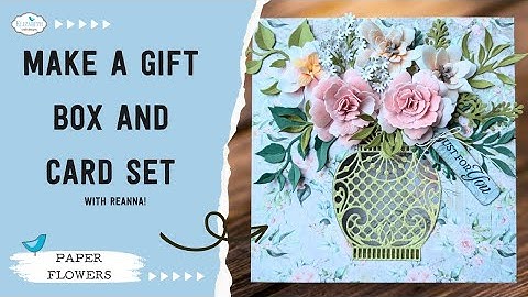 How to Make a Gift Box and Card Set.