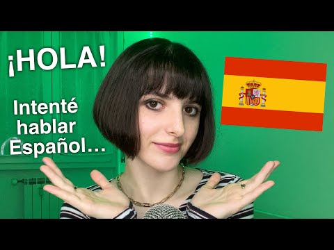 ASMR Trying to Speak Spanish for the First Time! 🇪🇸 (Intento Hablar Español por Primera Vez)