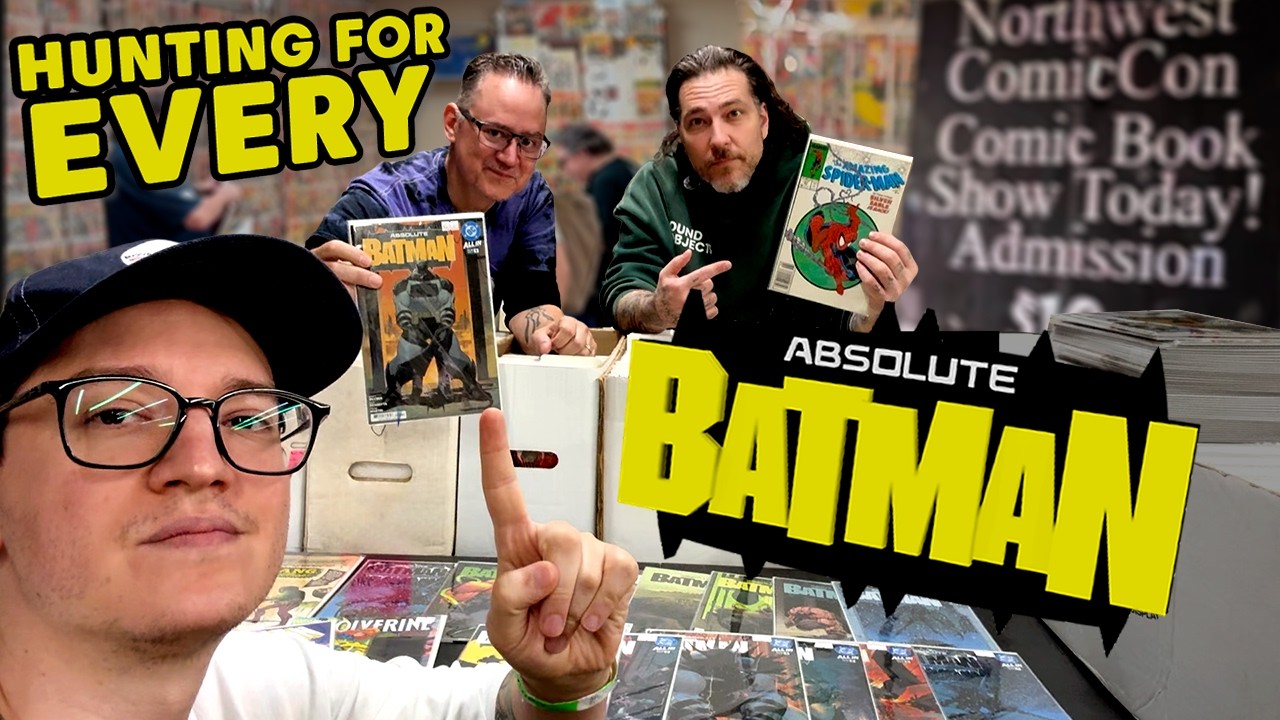 Hunting EVERY Absolute Batman Comic Book at Comic Con