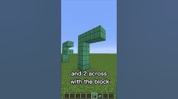 How to Build the Letter F in Minecraft #shorts #minecraft #alphabet #tutorial