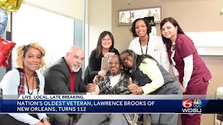 Nation's oldest WWII veteran turns 112