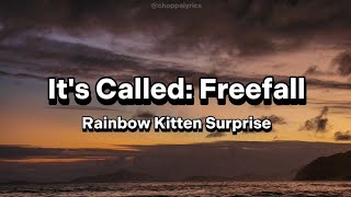 It's Called: Freefall - Rainbow Kitten Surprise [Lyrics]