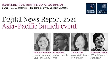 Digital News Report 2021 Asia-Pacific launch event