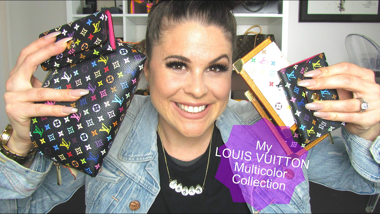 My Louis Vuitton Multicolor Collection - YouTube