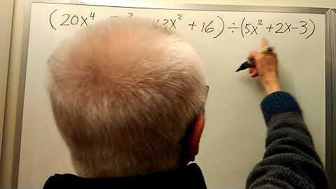 Example, multiplication and division of polynomials using the method of detached coefficients