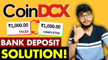 CoinDCX Bank Deposit Problem SOLUTION | CoinDCX Deposit Problem | CoinDCX Bank Deposit tutorial