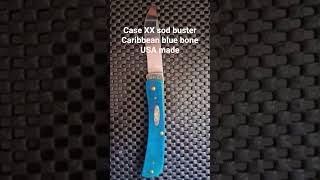 Case XX sod buster Caribbean blue bone #usa #usamade #edc #blade #case #caseknives