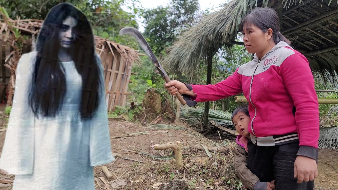 A single mother's life is in danger in the forest - Harvesting pumpkins to sell at a country fair