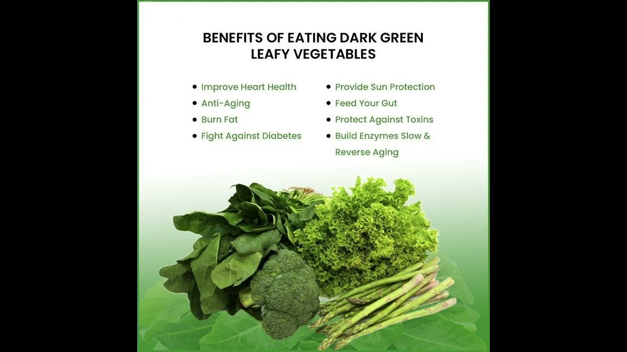 Healthy Benefit Of Eating Green Leafy Vegetables
