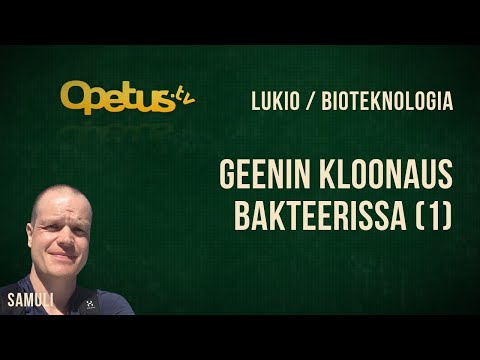 Video: Mikä on restriktioentsyymi biotekniikassa?