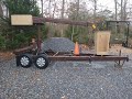 Bucket truck restored and mounted on its own trailer