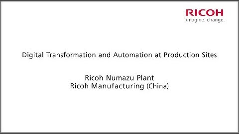 Business Introduction Videos＜DX and Automation at Numazu and RMC​＞